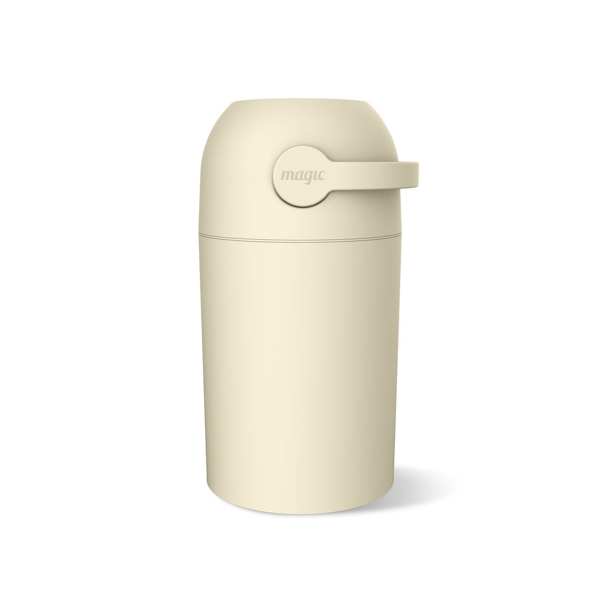 Magic Majestic Windeleimer mit Geruchsstopp-Deckel am Wickelplatz, Beige