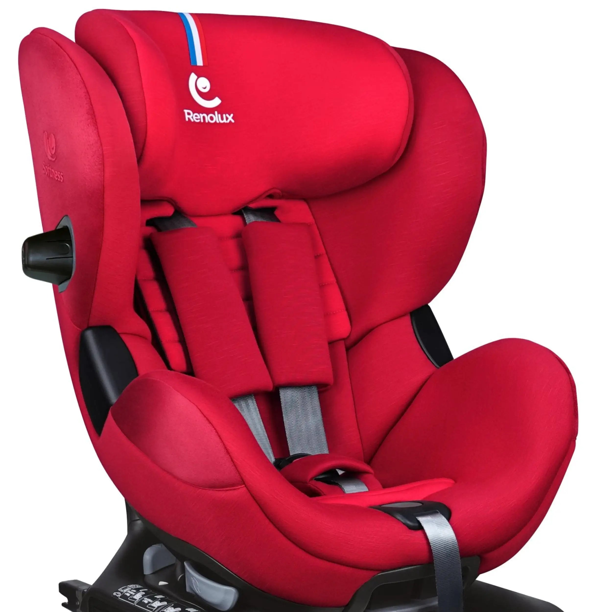 Mitwachsender Kindersitz RENOLUX Gaia Plus 0-12 Jahre - Rot