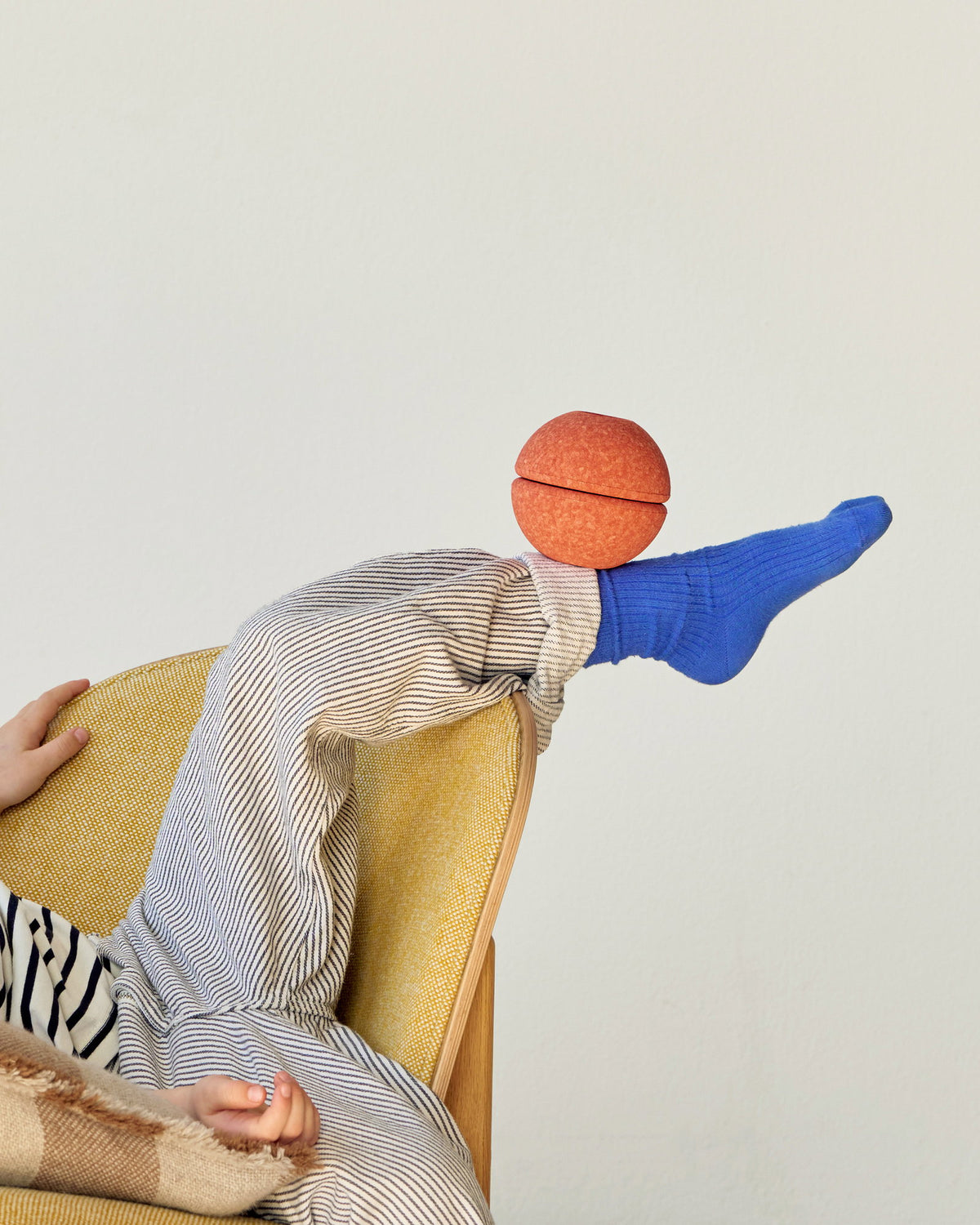 MODU Foam Ball: teilbarer Schaumstoffball aus EPP-Schaum, Orange, Ansicht 2