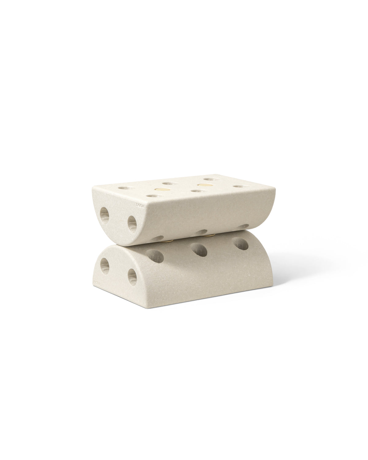 MODU Kids Stool: Kinderhocker aus zwei runden Schaumstoffblöcken, Sand, Ansicht 2