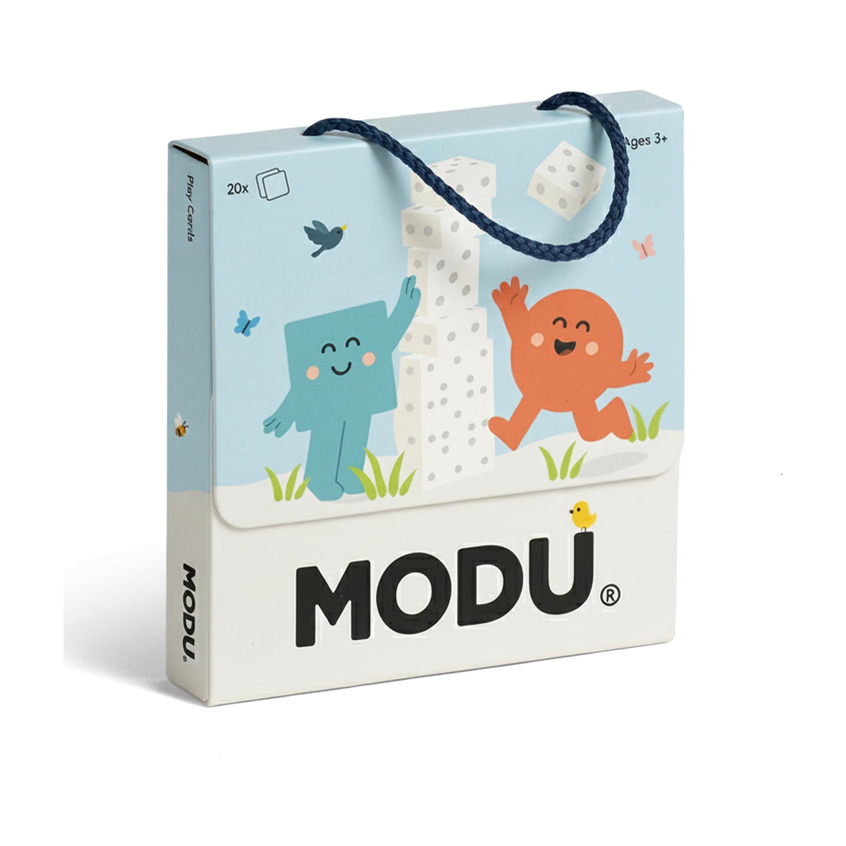 MODU Play Cards: Etui mit 20 deutschen Spielkarten für MODU-Bauten