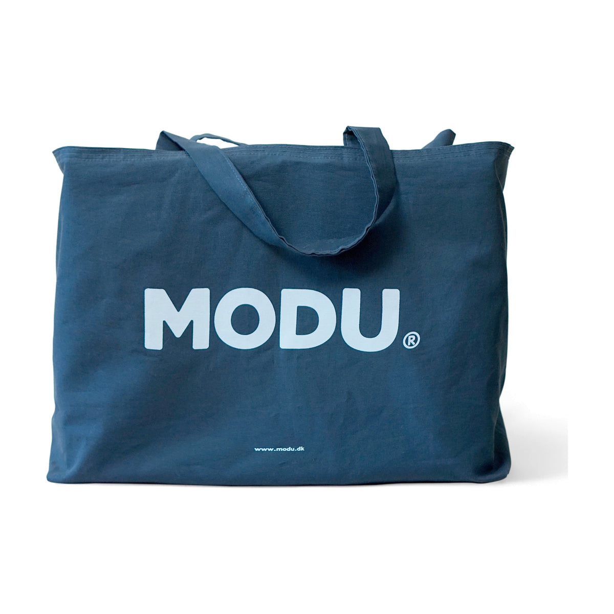 MODU Travel Bag: große Canvas-Tasche mit Seitentasche für MODU-Teile, Blue