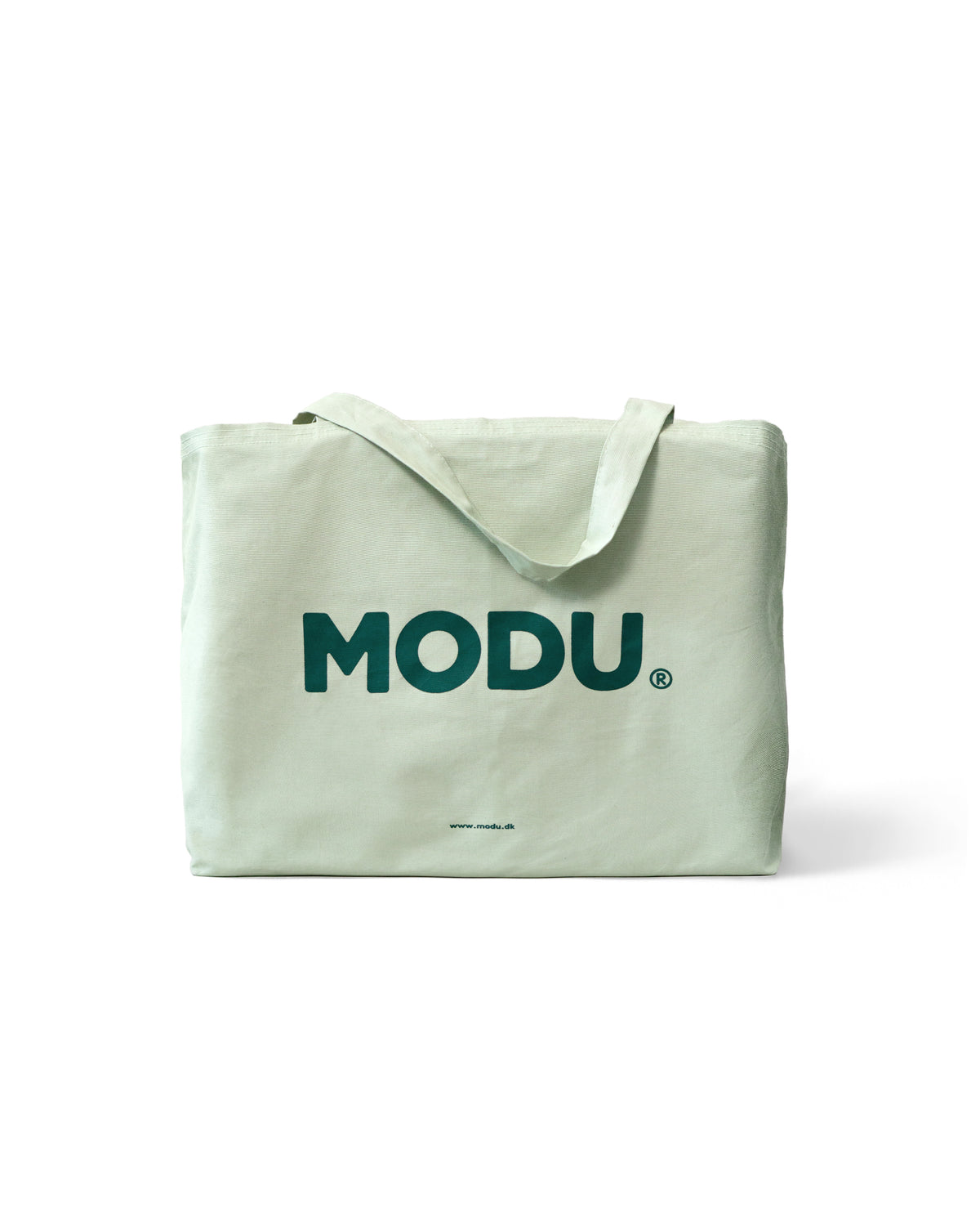 MODU Travel Bag: große Canvas-Tasche mit Seitentasche für MODU-Teile, Mint