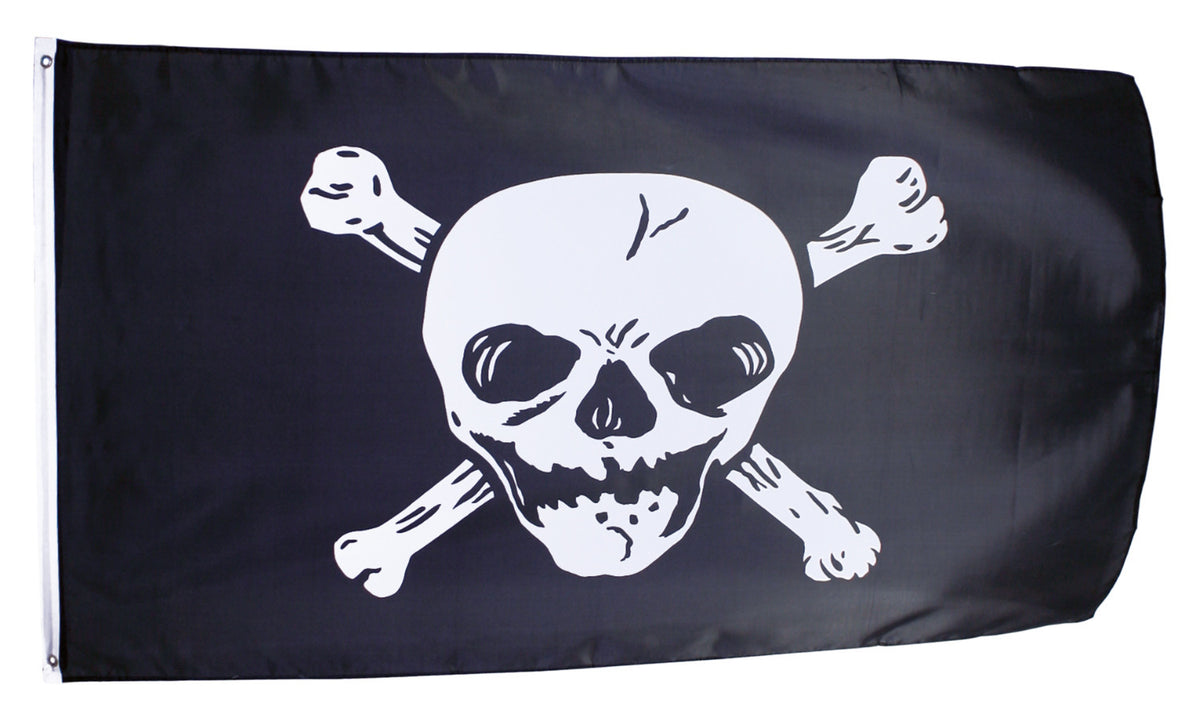Piratenflagge 2-farbig
