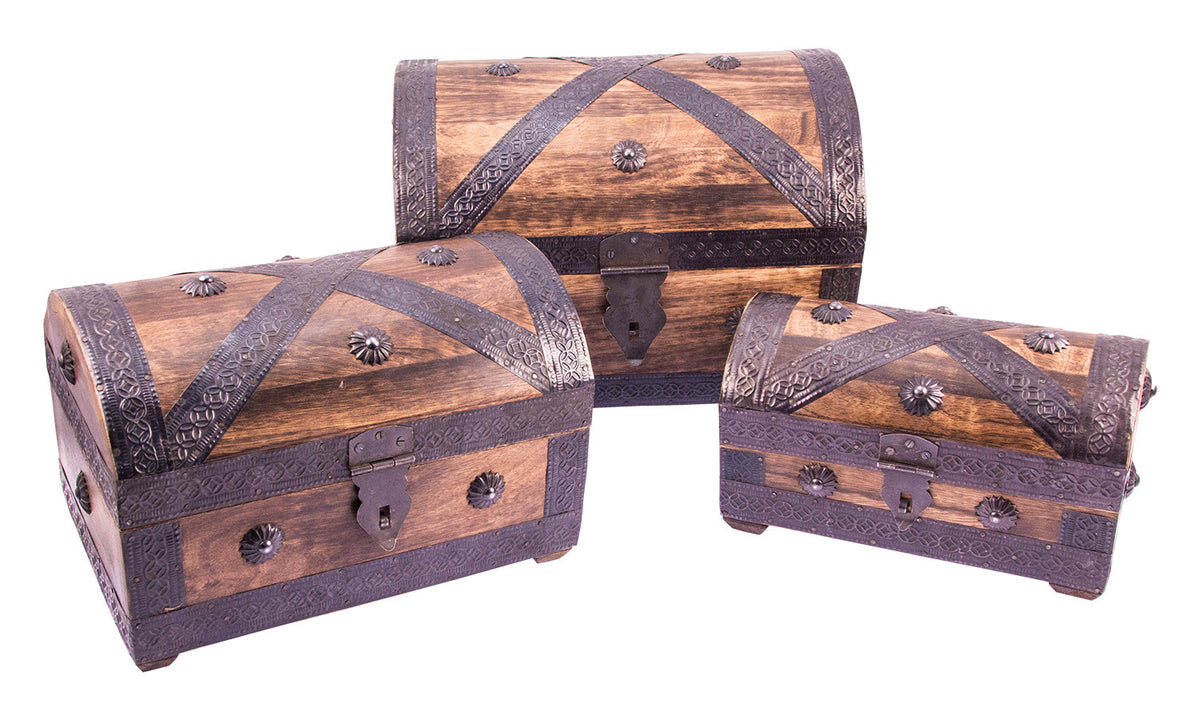 Piratentruhe Mango geflammt Set