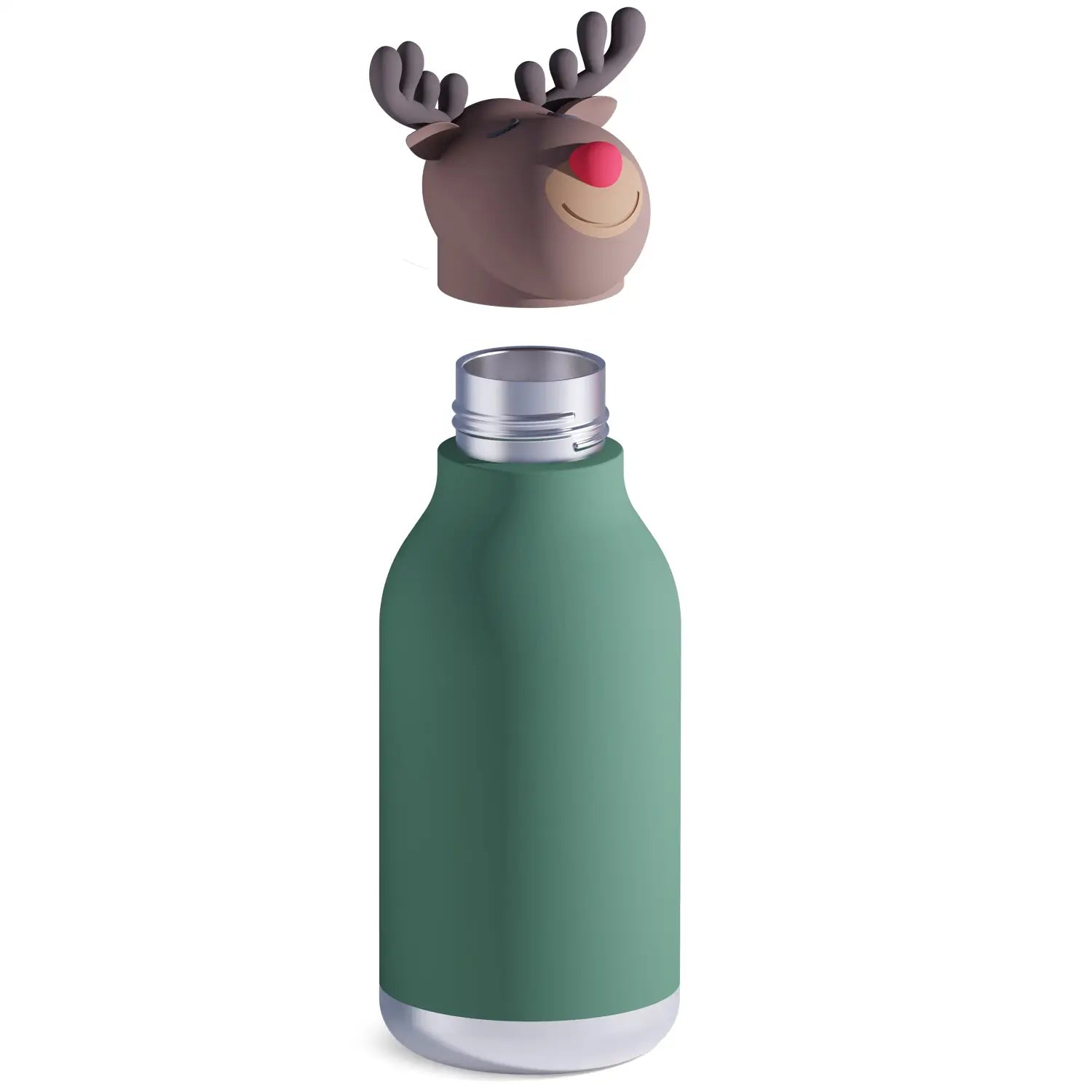 Reindeer Bestie Bottle – Edelstahl Kinderflasche isoliert - Kindertrinkflasche