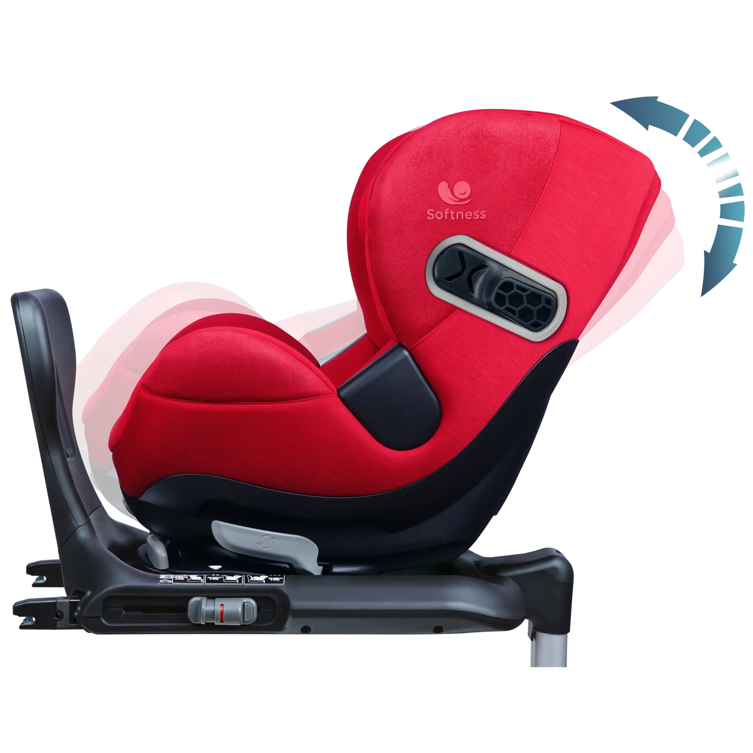 Renolux Gaïa Pro – i-Size Kindersitz - red