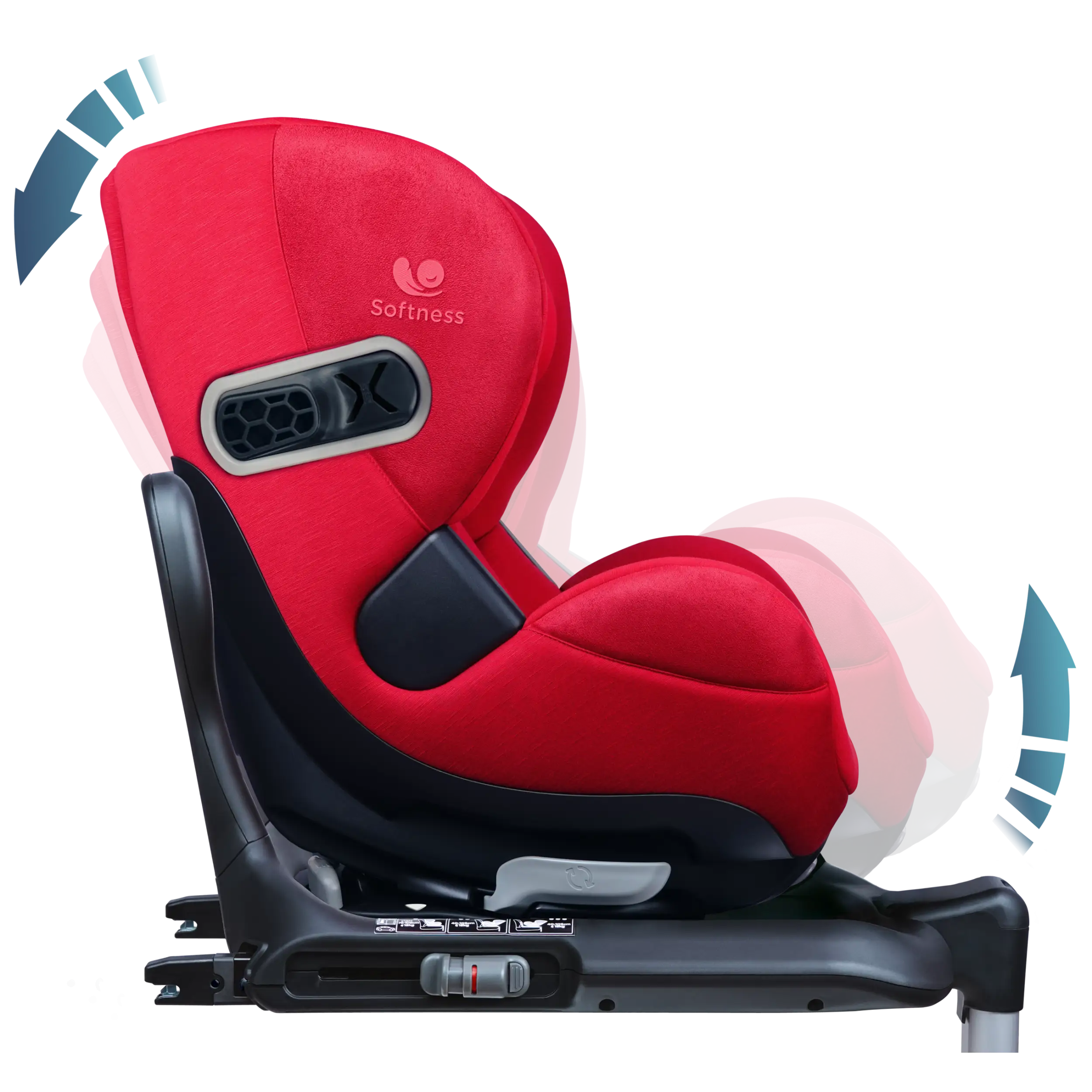 Renolux Gaïa Pro – i-Size Kindersitz - red
