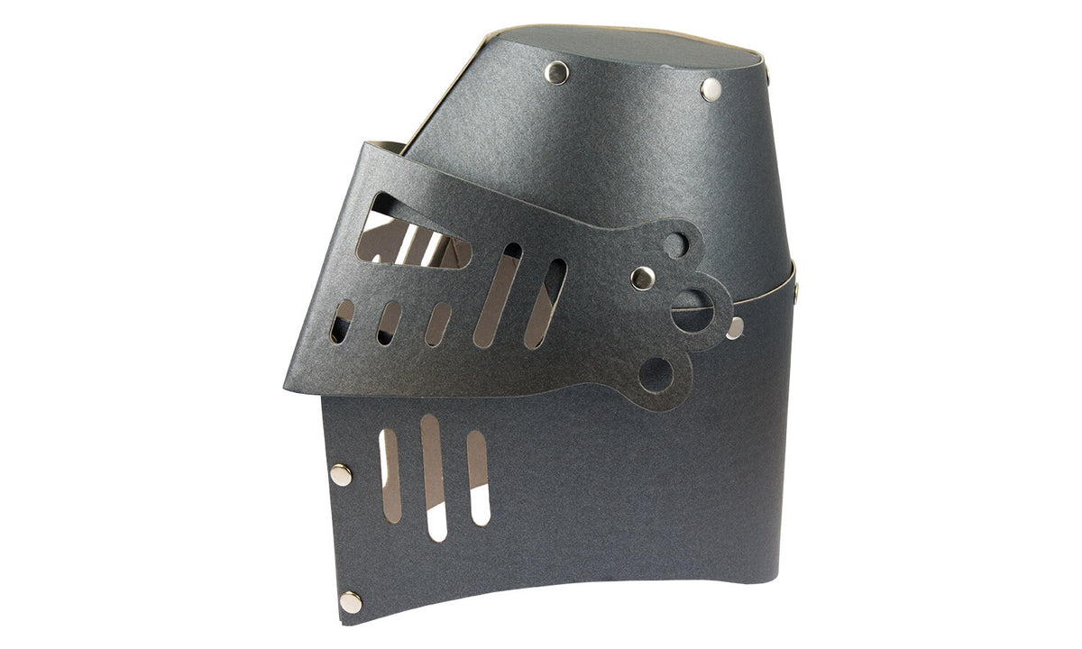 Ritterhelm Hartkarton schwarz Ansicht 3