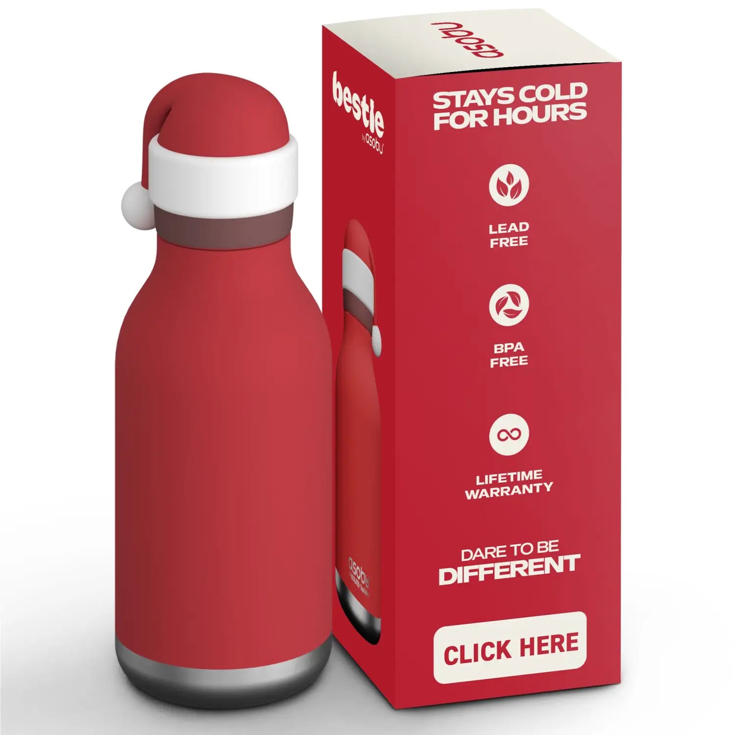 Santa Bestie Bottle – Edelstahl Kinderflasche isoliert