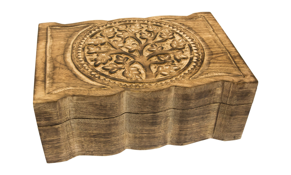 Schmuckkästchen Holz mit Lebensbaum