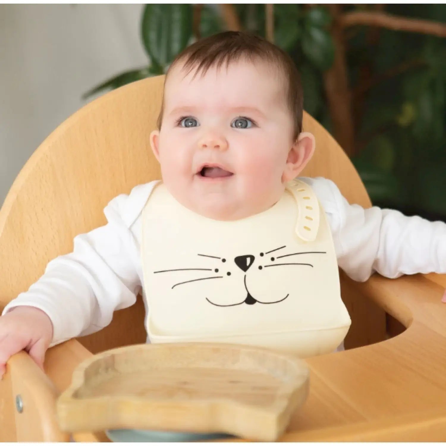 Silikon-Lätzchen mit Auffangtasche – BPA-frei