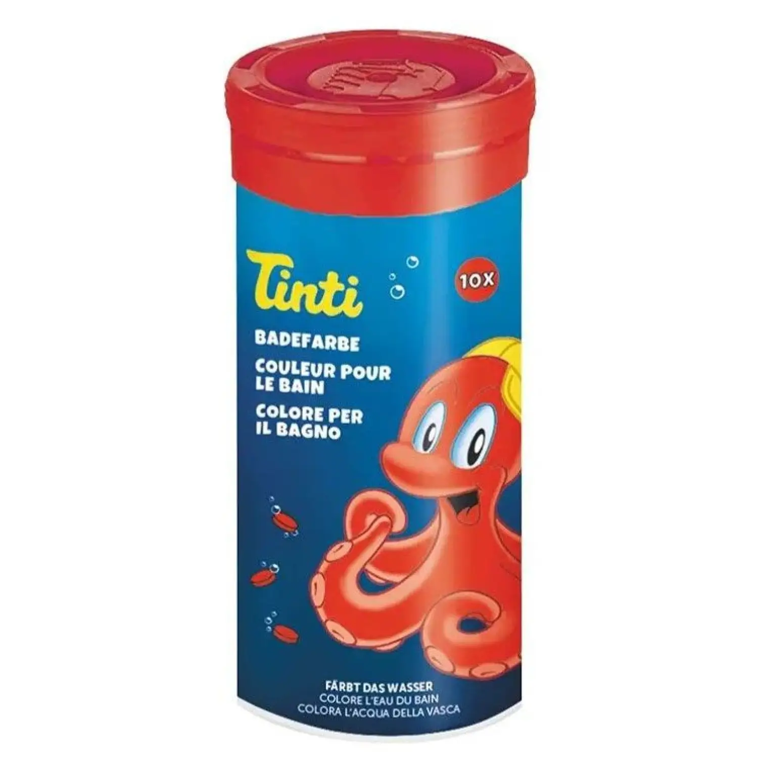 Tinti Badefarben rot – Badefarben Kinder für farbige Badetabs