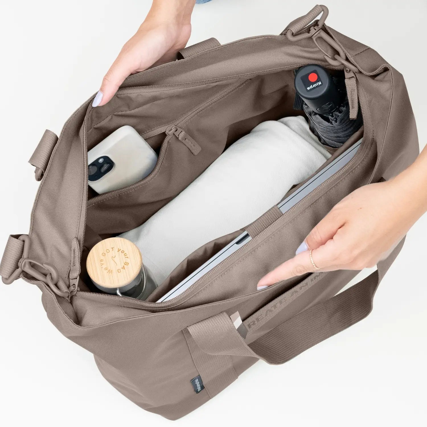 TOTE BAG MONOCHROME – nachhaltige Tragetasche aus Meeresplastik - Tragetasche