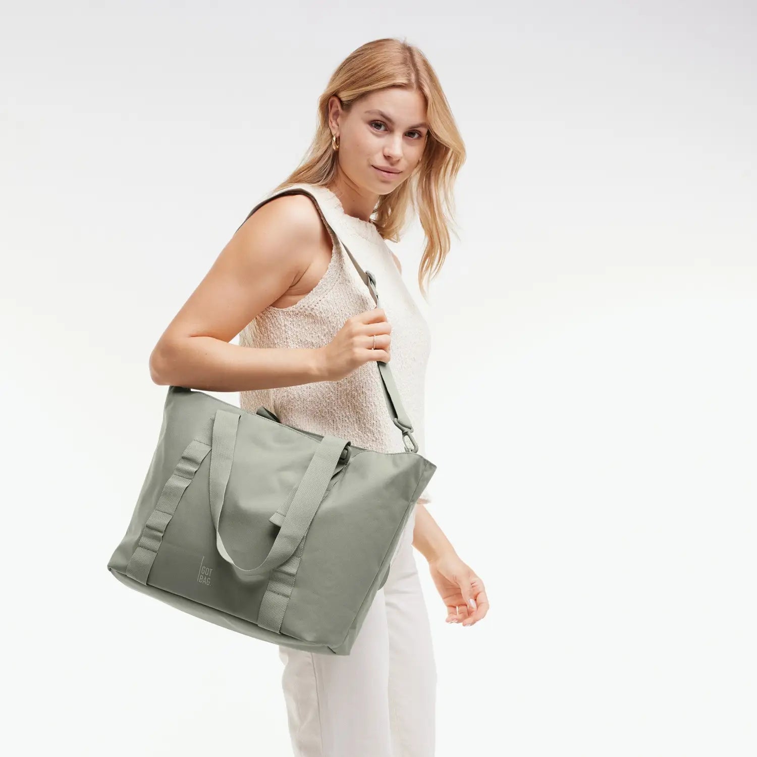 TOTE BAG MONOCHROME – nachhaltige Tragetasche aus Meeresplastik - Tragetasche