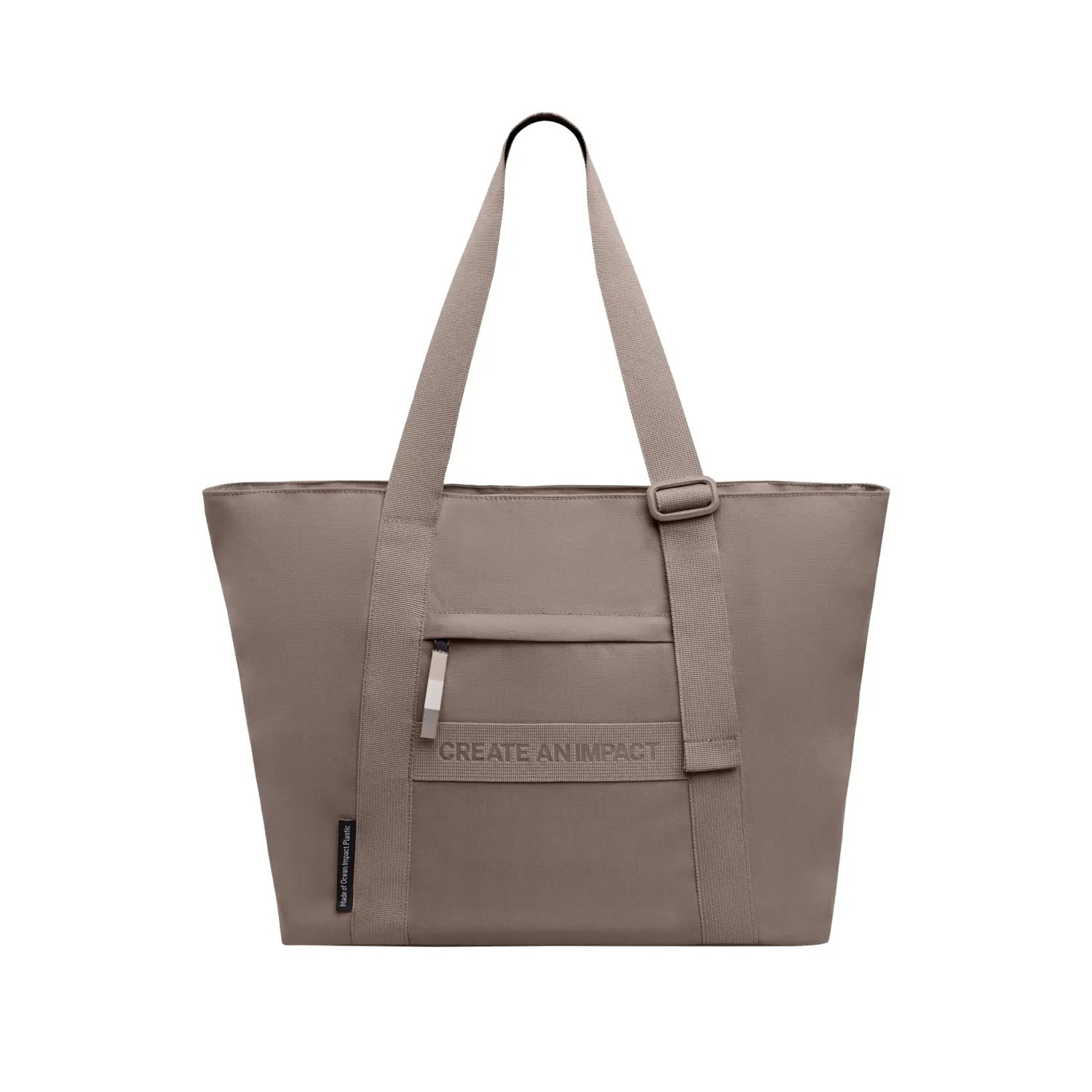 TOTE BAG MONOCHROME – nachhaltige Tragetasche aus Meeresplastik - Oyster - Tragetasche