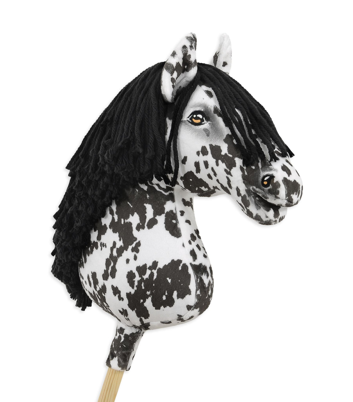 Hobby Horse A3 Super Hobby Horse – Schwarzer Tiger, schwarze Mähne