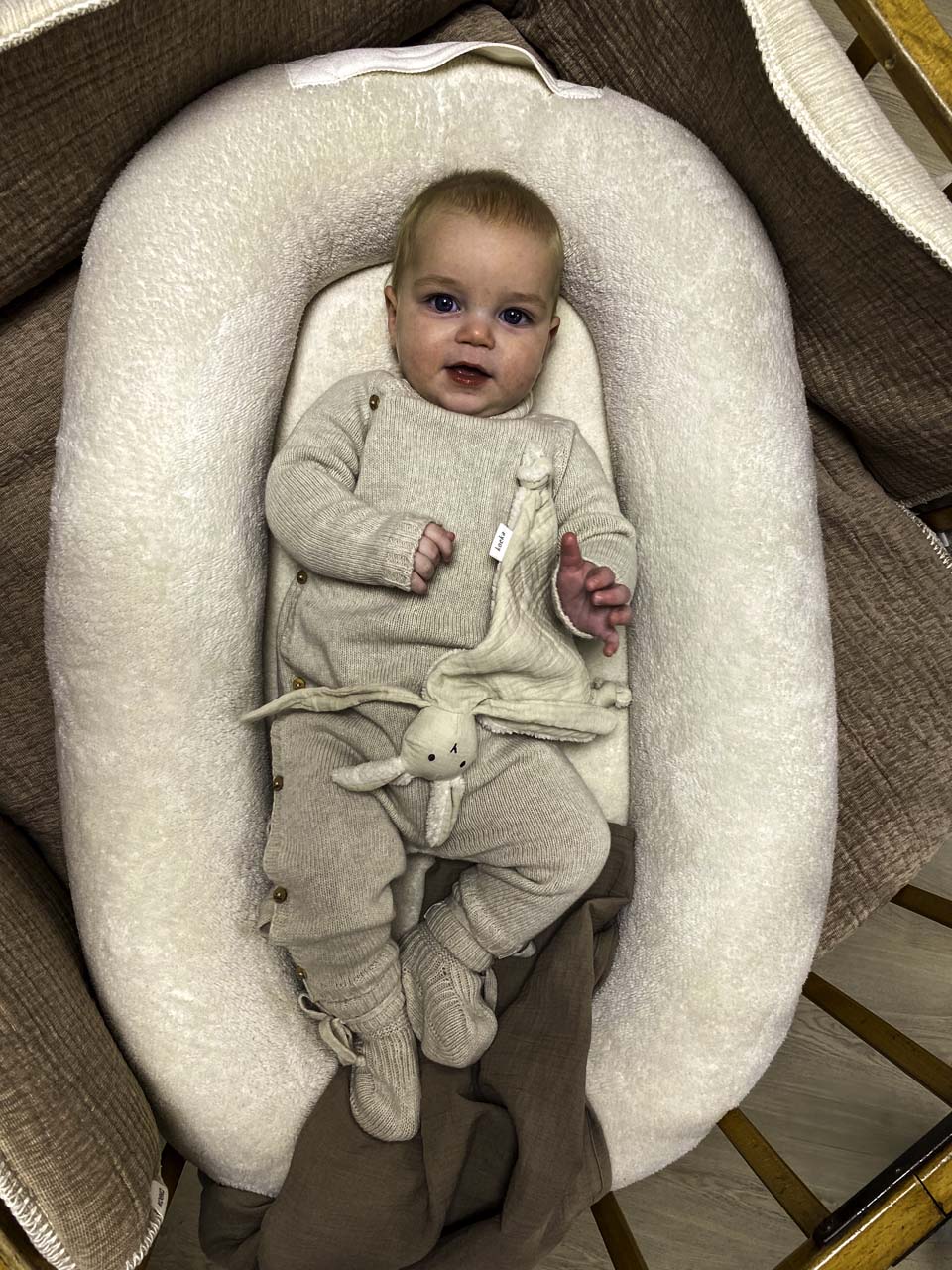 Babynest Teddy Koeka Malmo, Farbe Pebble, Bild 5