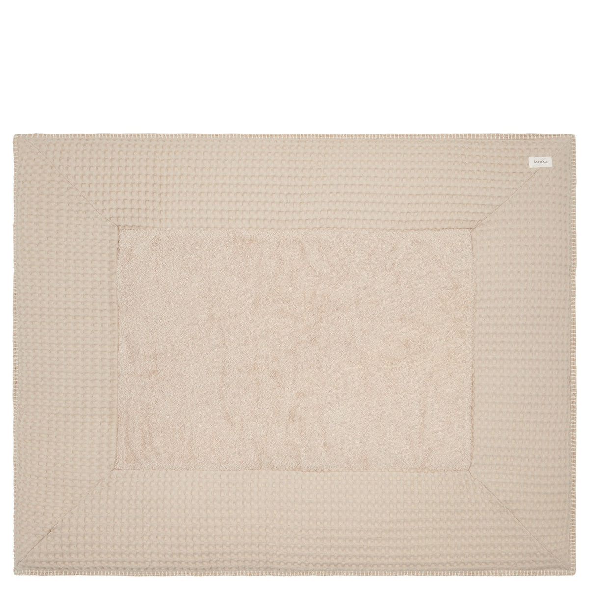 Laufgittereinlage Waffel 75 × 95 cm von Koeka Amsterdam in Sand/Moss