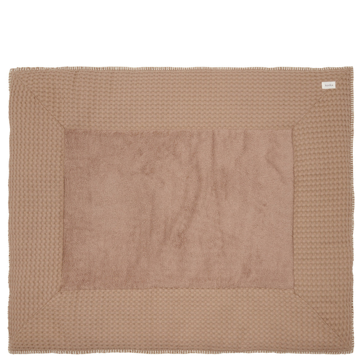 Laufgittereinlage Waffel 75 × 95 cm von Koeka Amsterdam in Caffe/Sand