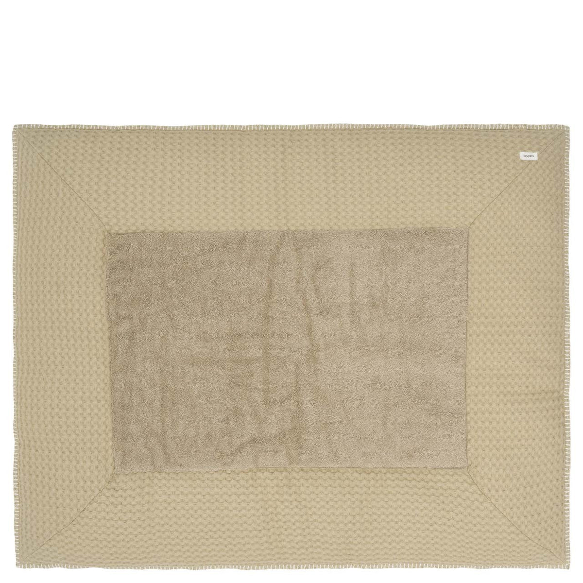 Laufgittereinlage Waffel 75 × 95 cm von Koeka Amsterdam in Olive/Natural