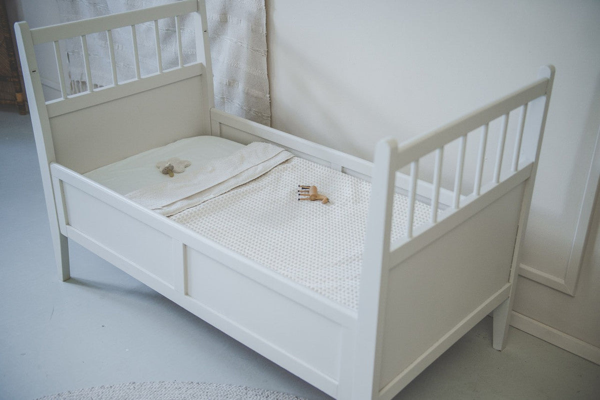 Koeka Kinderdecke Oslo aus Plüsch in Natural, Detail