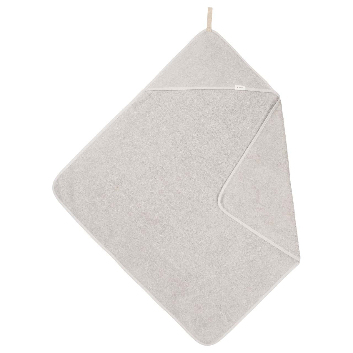 Badecape mit Kapuze 100 × 100 cm von Koeka Dijon Daily in Stone