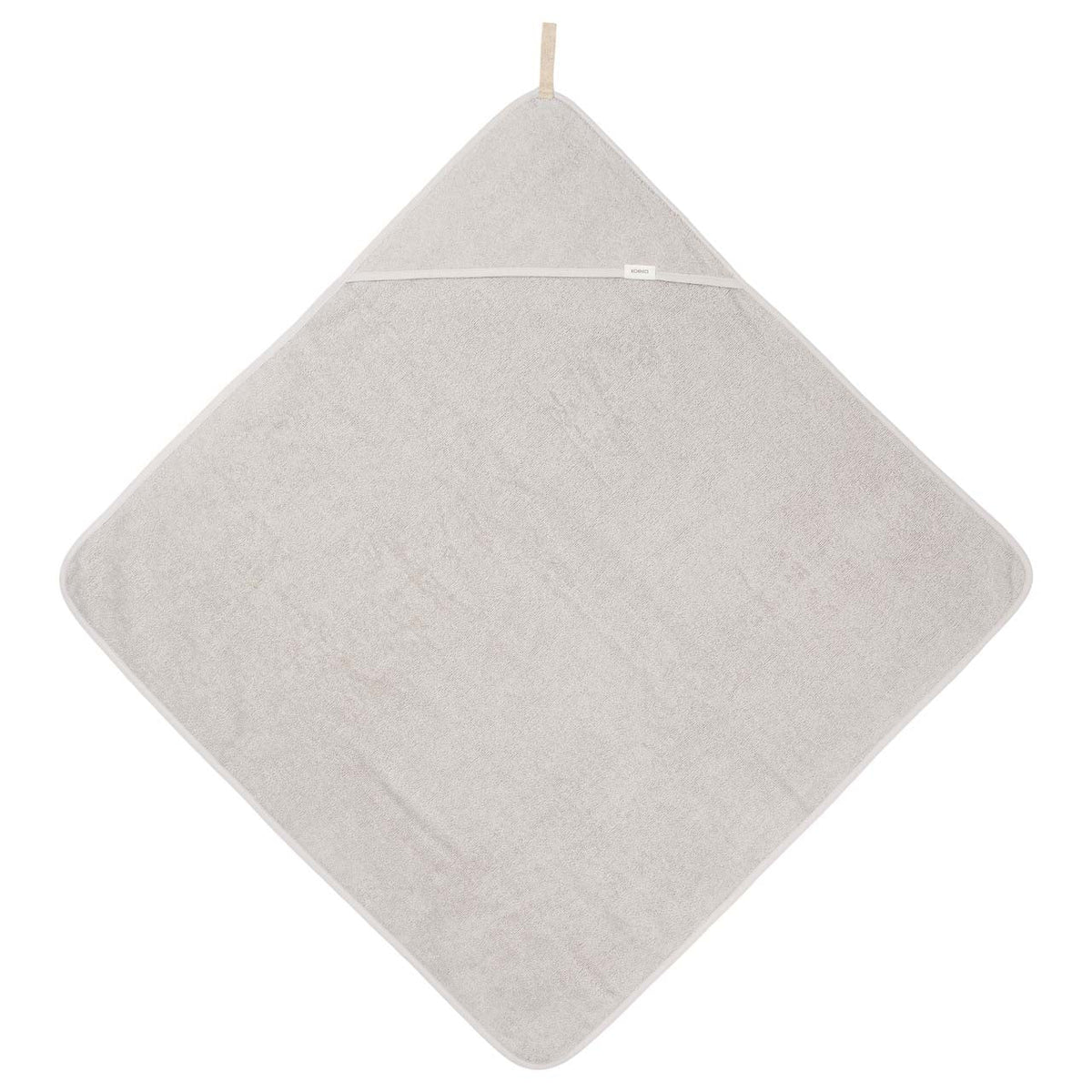 Badecape mit Kapuze 100 × 100 cm von Koeka Dijon Daily in Stone, Ansicht 2