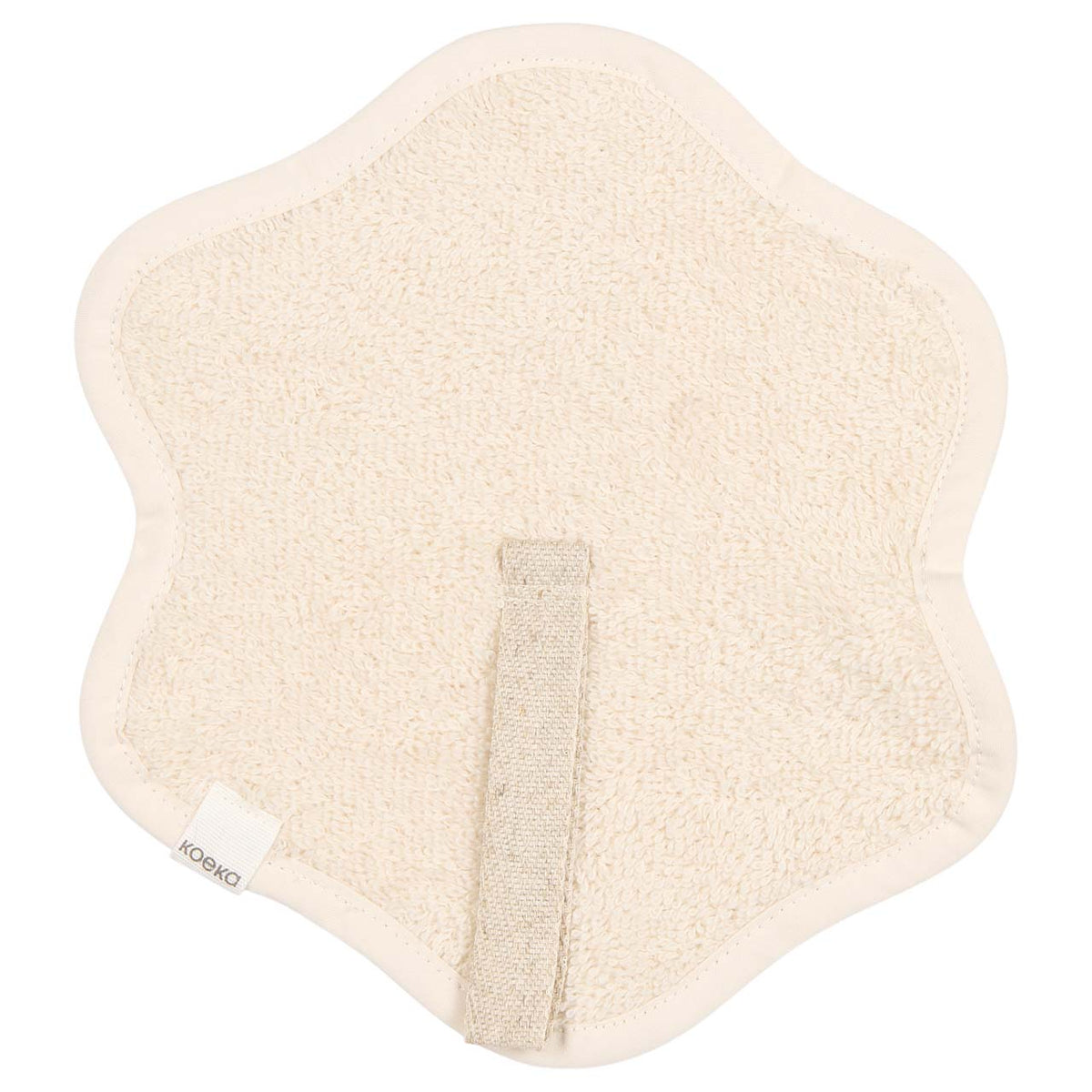 Schnullertuch Wolke aus Frottee von Koeka Dijon Daily in Warm White