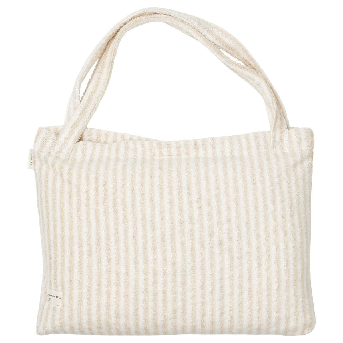 Mombag aus Frottee von Koeka Playa in Sand