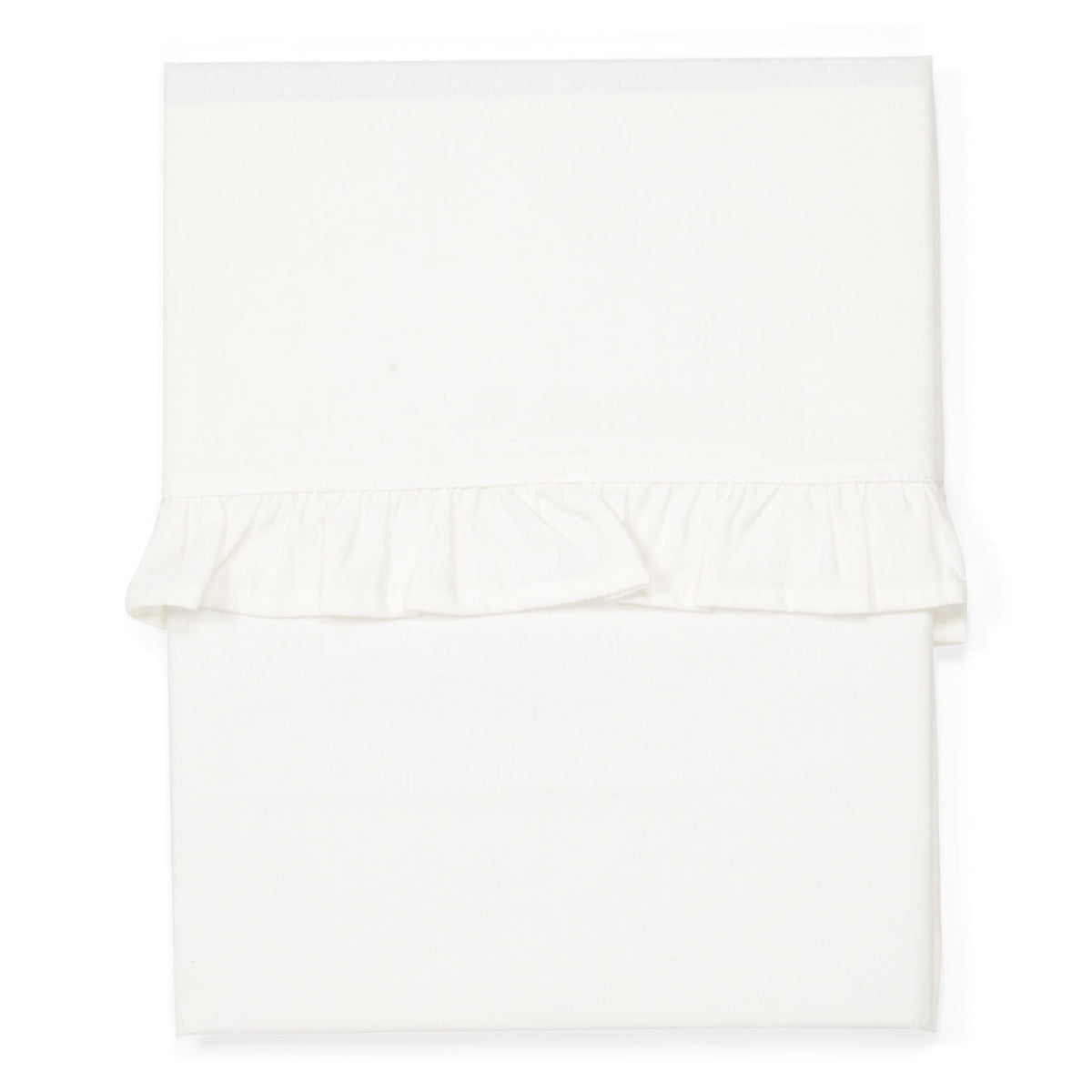 Laken mit Rüsche 80 × 100 cm von Koeka Ruffle in Warm White, Ansicht 2