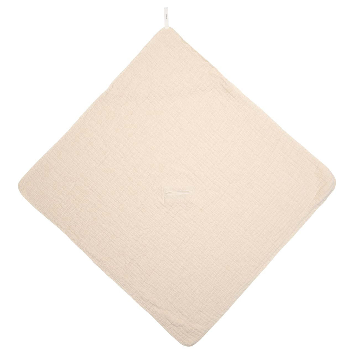 Einschlagdecke Chenille mit Kapuze von Koeka Rivoli in warm white, Ansicht 3