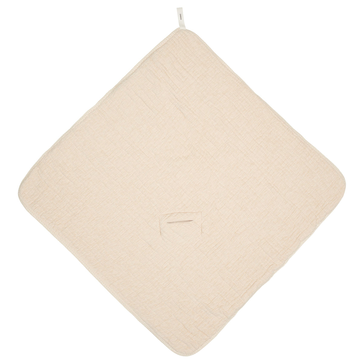 Einschlagdecke mit Teddyfutter 100 × 100 cm von Koeka Rivoli in warm white, Ansicht 2