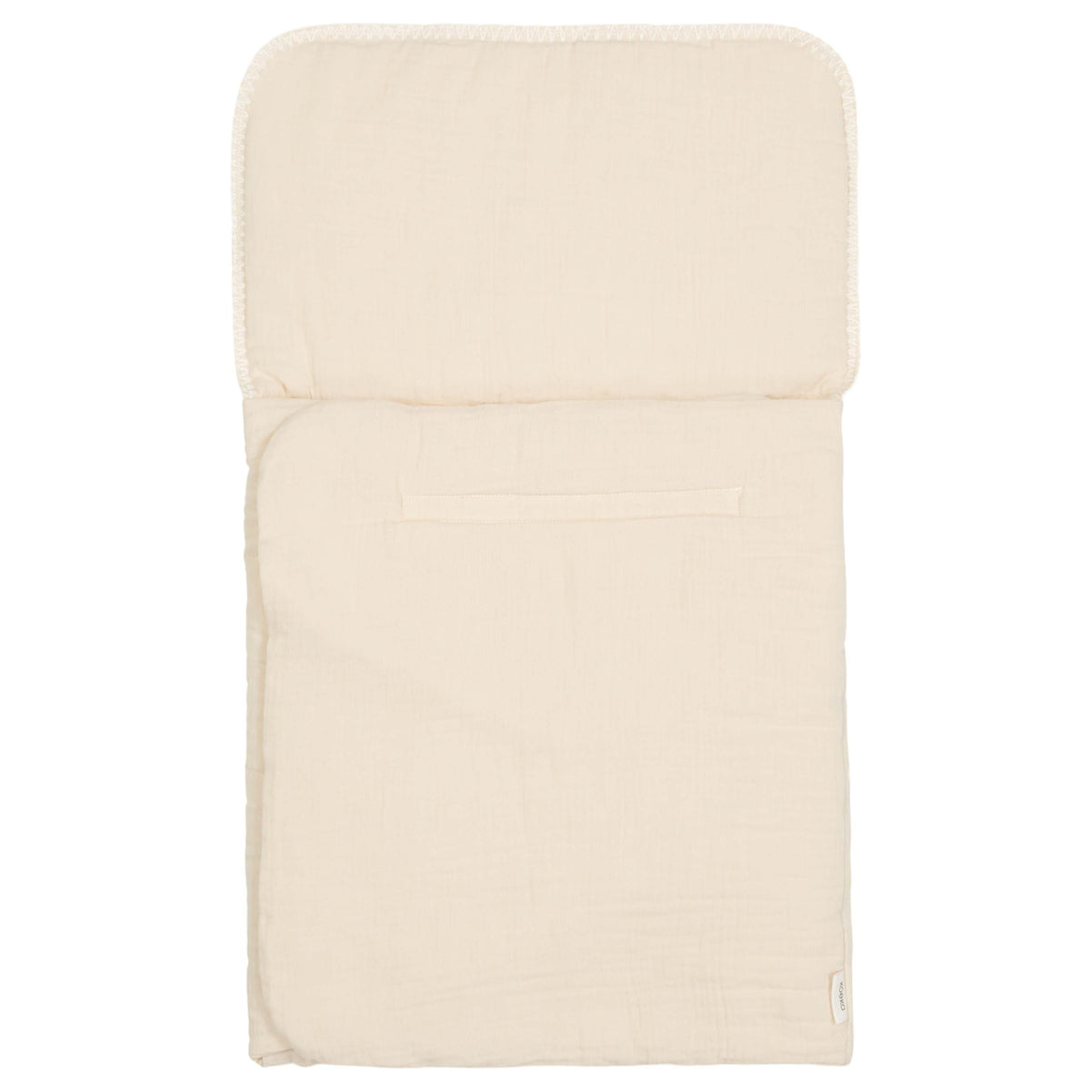 Gefütterte Einschlagdecke aus Baumwolle von Koeka Faro in Warm White