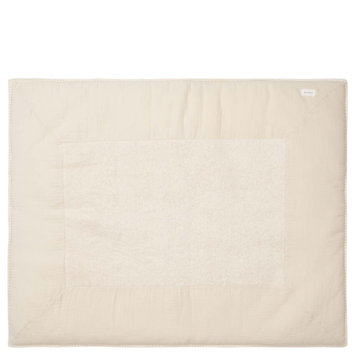 Laufgittereinlage Musselin 75 × 95 cm von Koeka Faro in Warm White/Sage, Ansicht 2