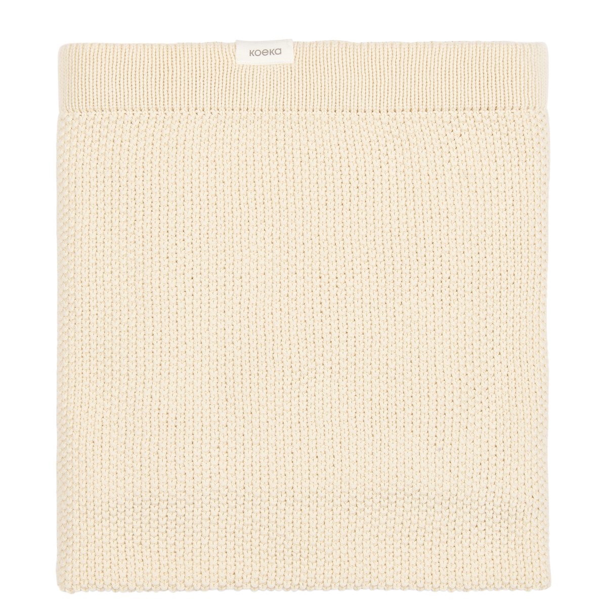 Babydecke Koeka Lisbon in Powder White aus Baumwolle