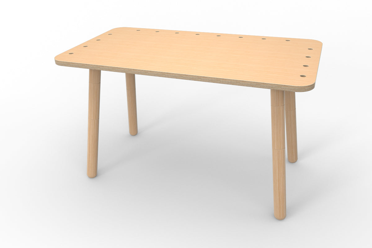 Kinderschreibtisch growing table Buche geölt 120 × 65 cm