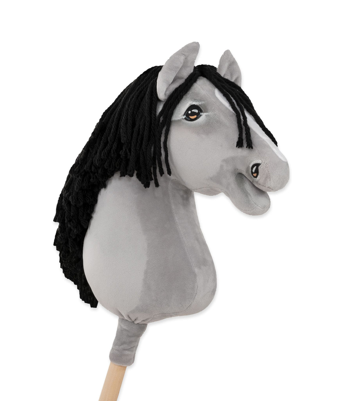 Hobby Horse A3 Super Hobby Horse – Grauschimmel, schwarze Mähne