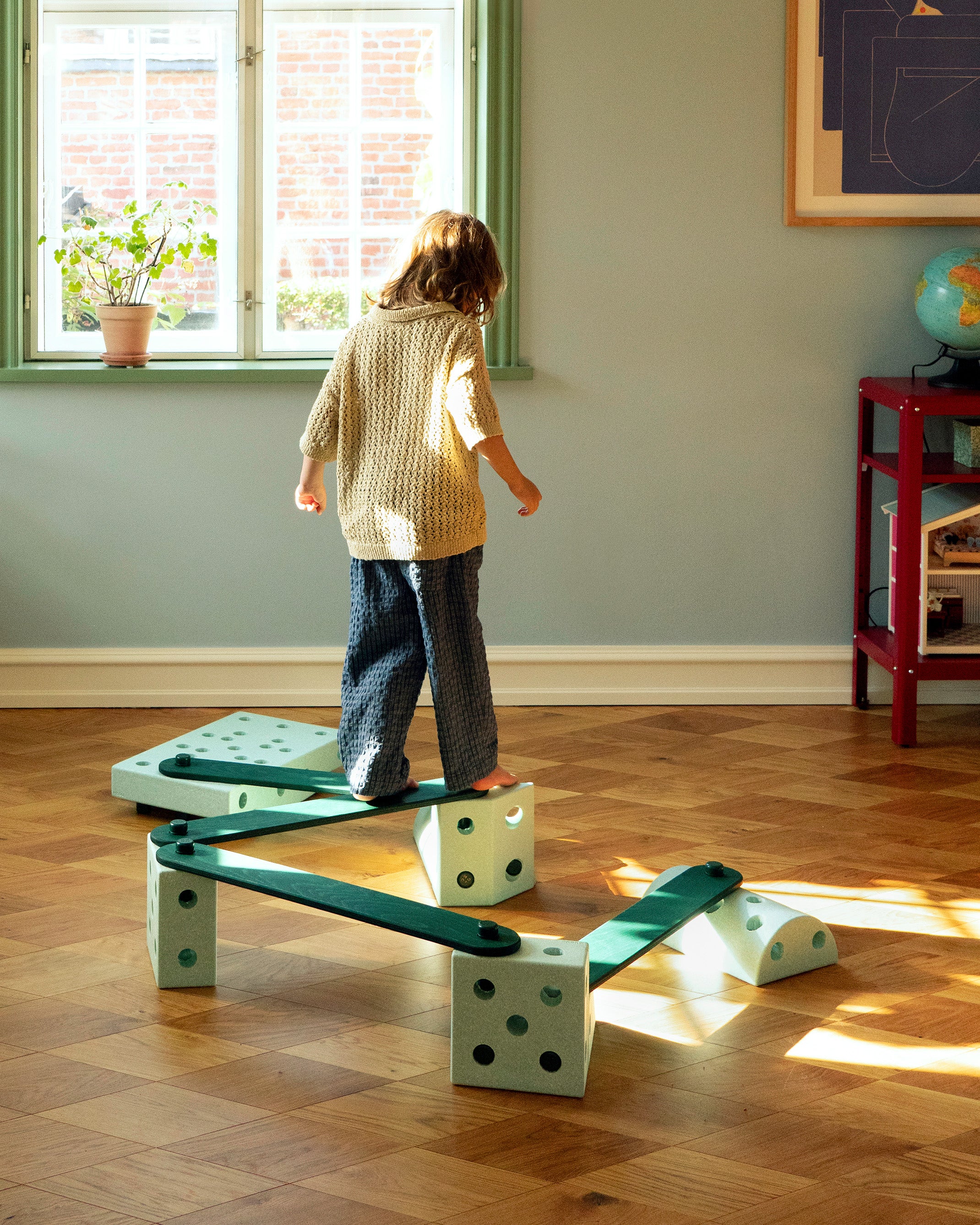 MODU 2x Schwebebalken – Schwebebalken Spielzeug & motorisches Spielzeug