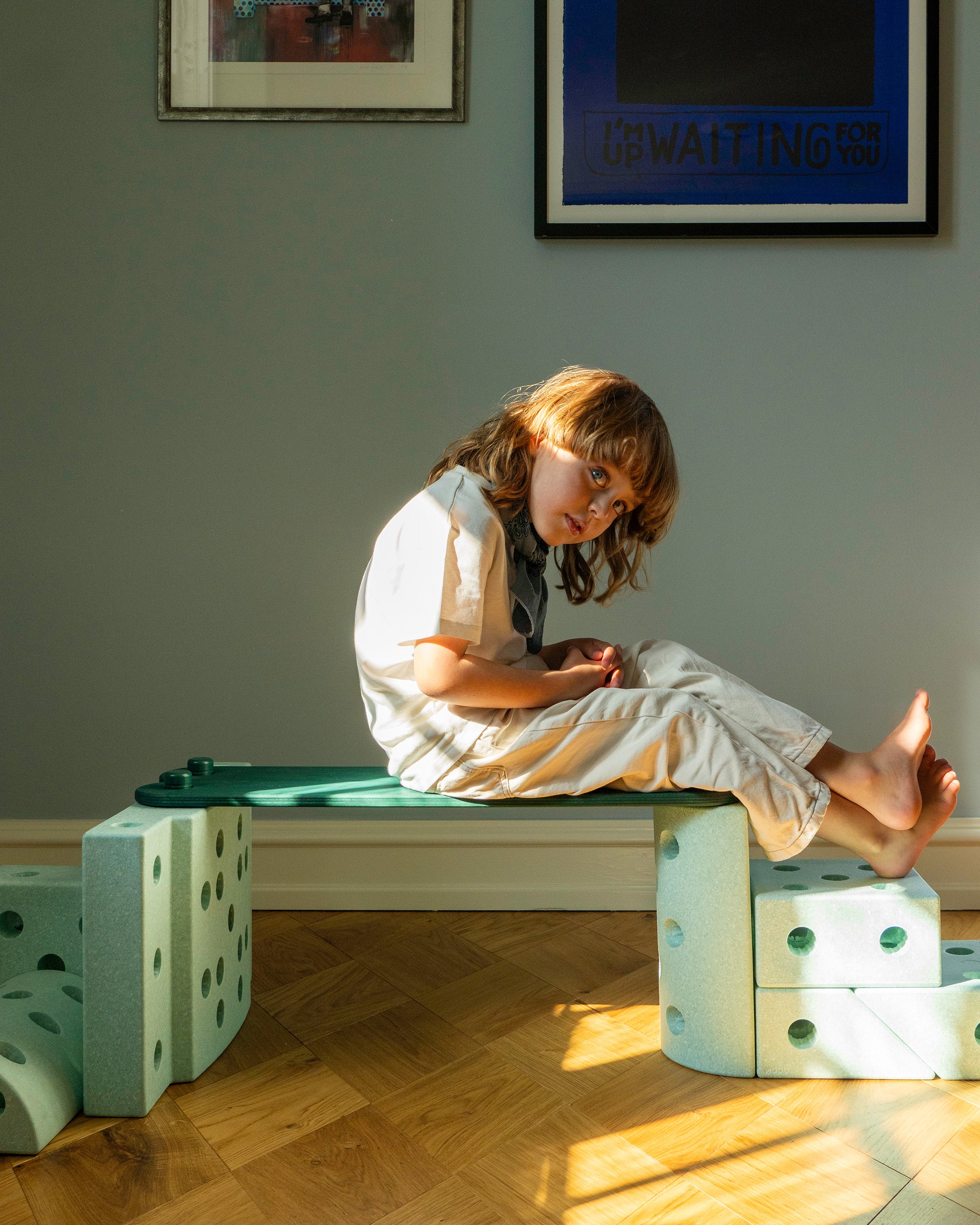 MODU 2x Schwebebalken – Schwebebalken Spielzeug & motorisches Spielzeug