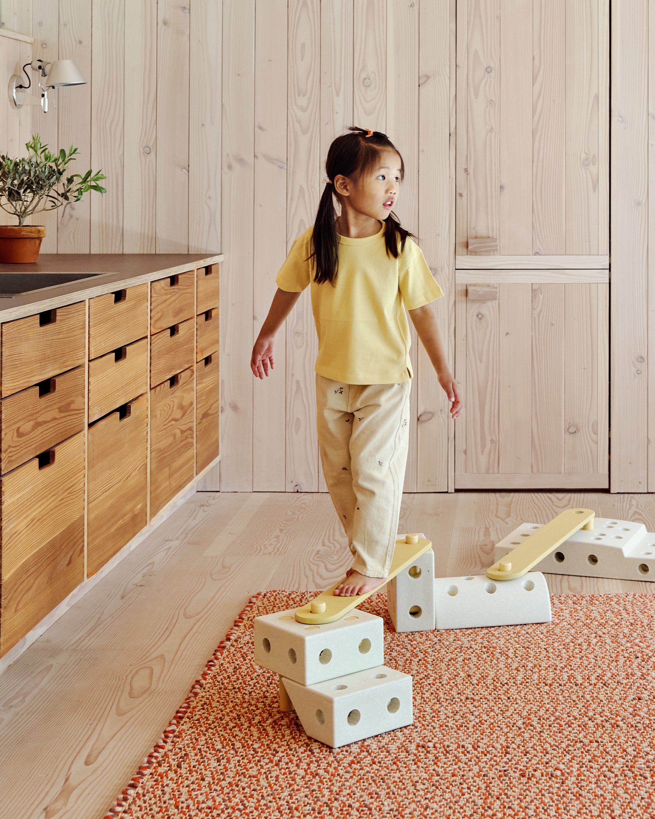 MODU 2x Schwebebalken – Schwebebalken Spielzeug & motorisches Spielzeug