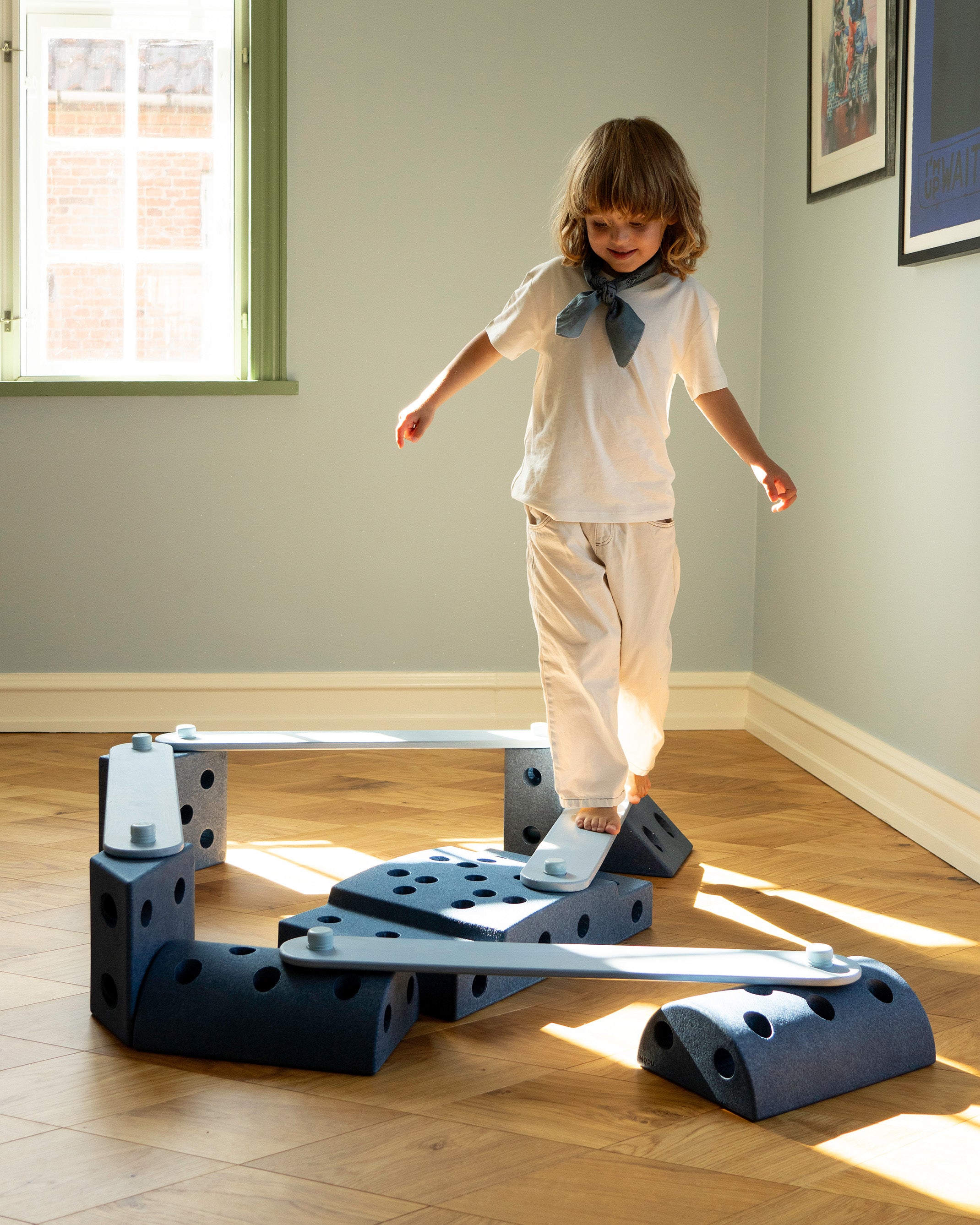 MODU 2x Schwebebalken – Schwebebalken Spielzeug & motorisches Spielzeug