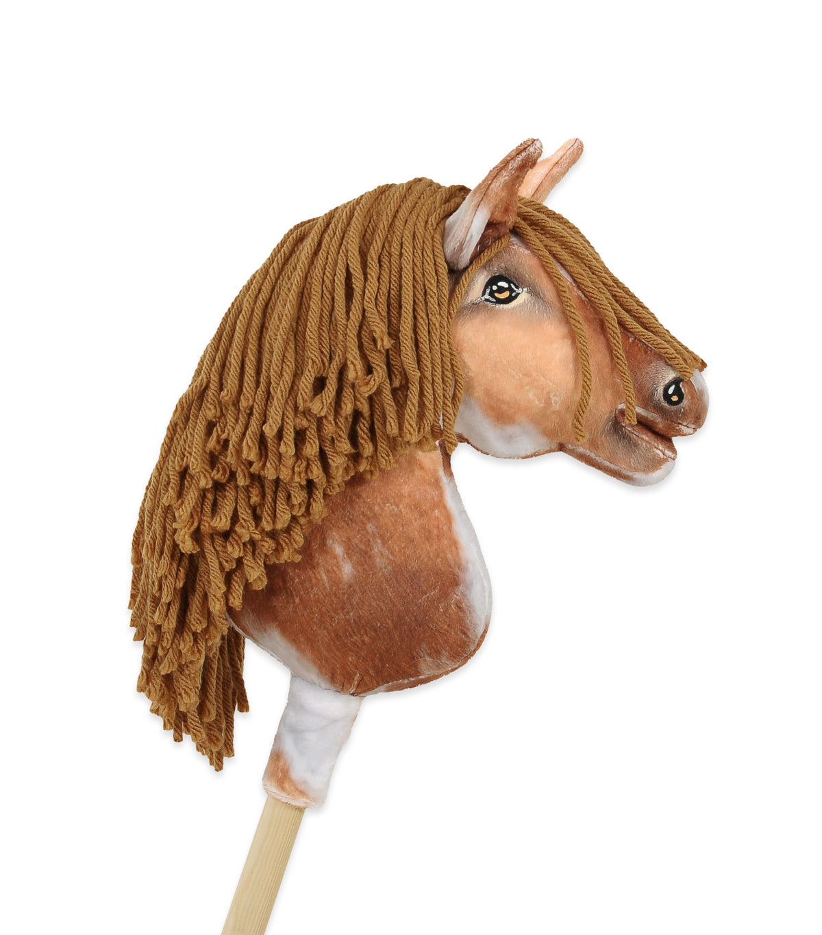 Hobby Horse A4 Super Hobby Horse – Schecke, braune Mähne