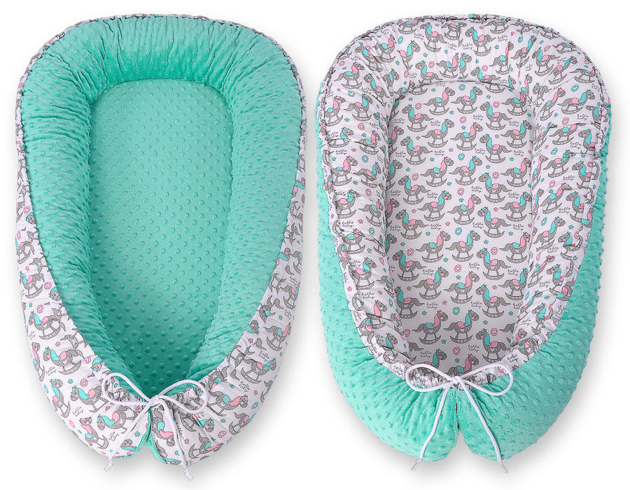 Babynest Kokon Minky Bobono – Detailansicht