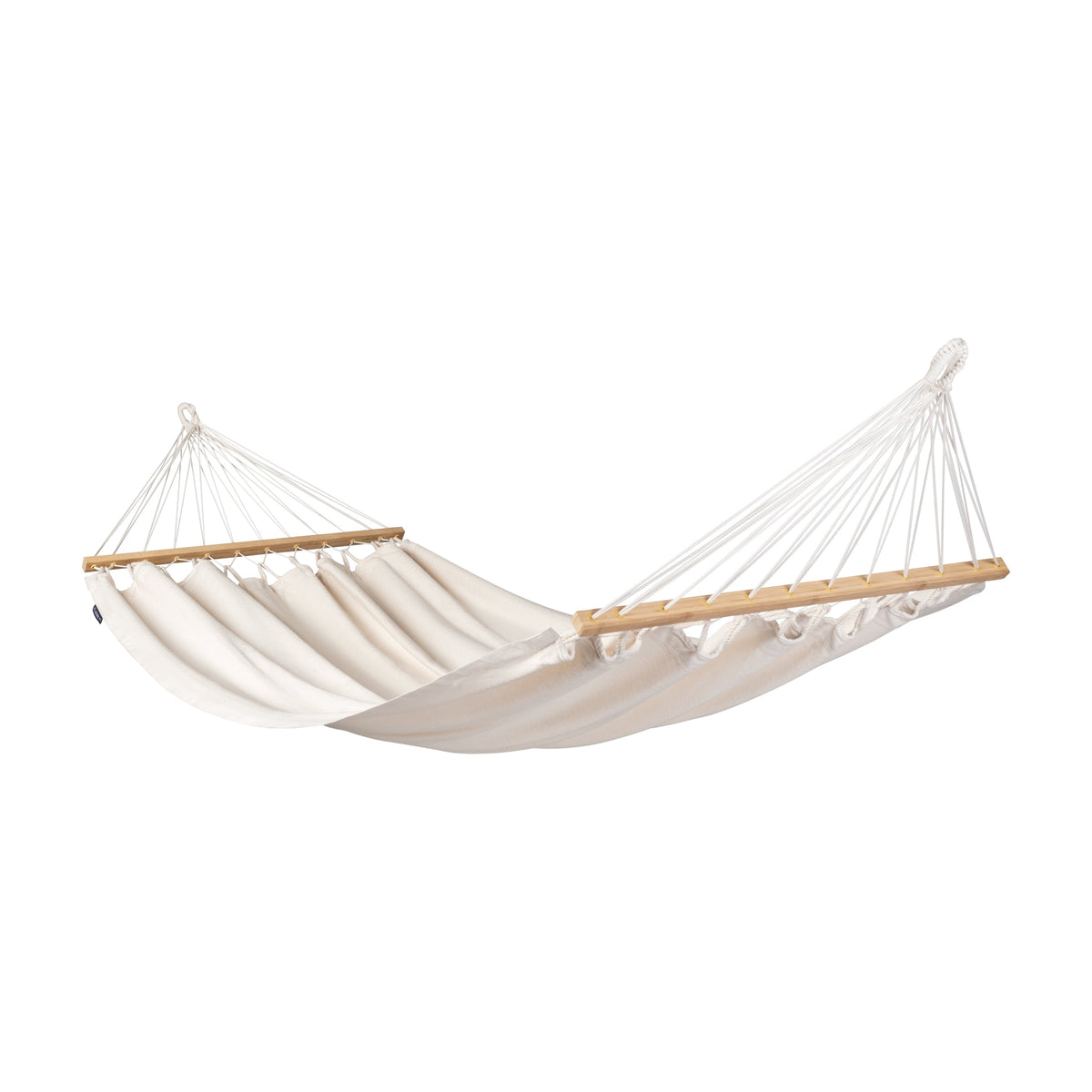 Stabhängematte LA SIESTA Florencia Latte aus Bio-Baumwolle