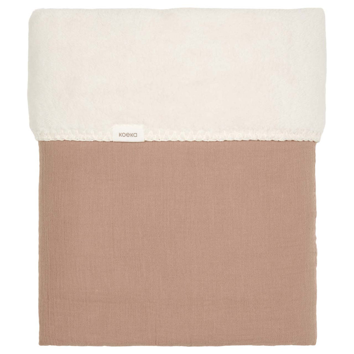 Babydecke 75x100 aus Musselin mit Teddyfutter – Koeka Faro