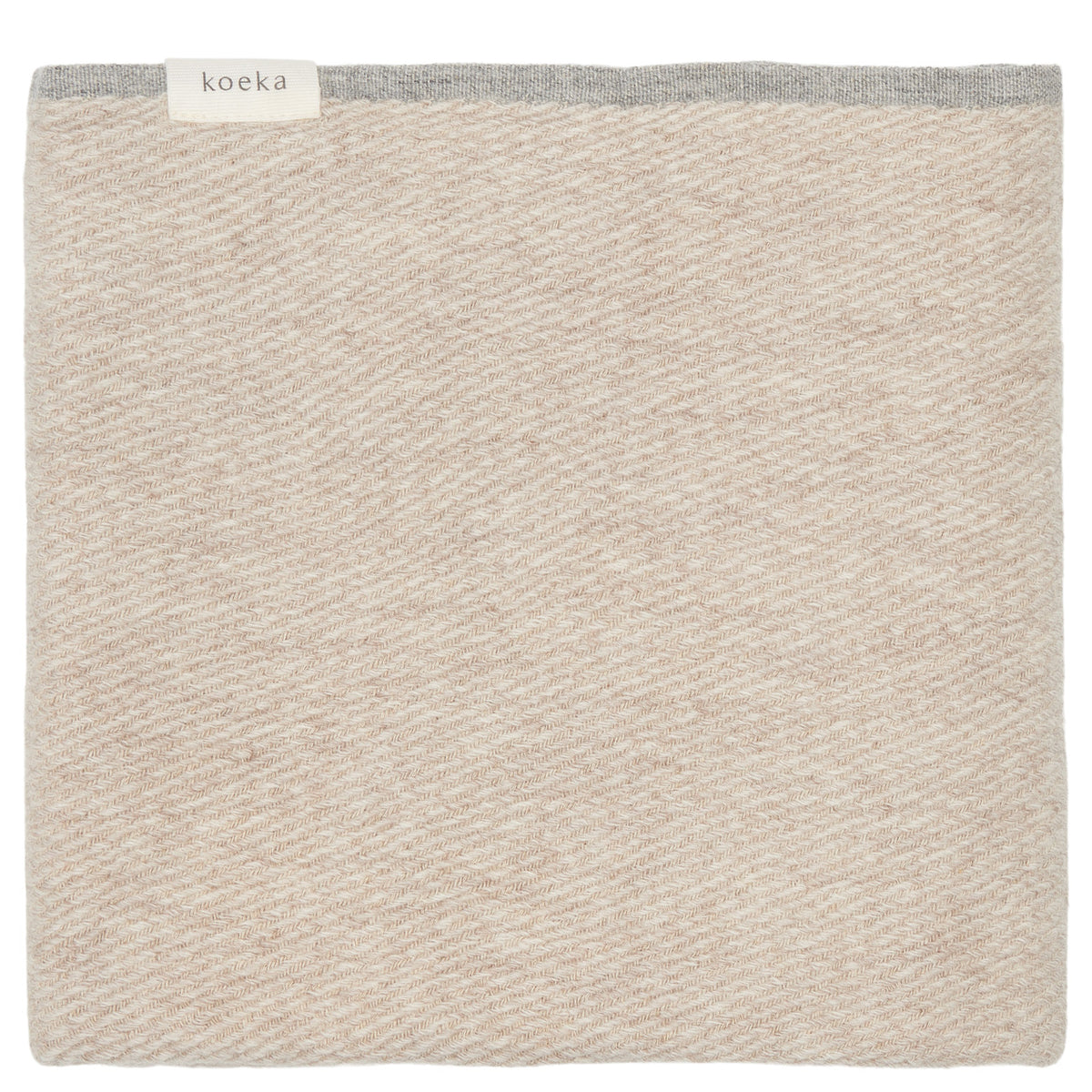 Babydecke Wollmix mit Baumwollflanell 75 × 100 cm – Koeka Toronto