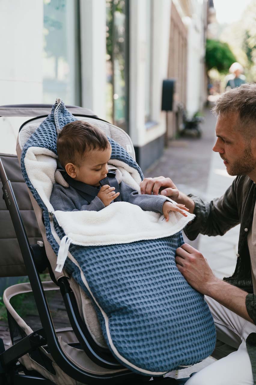 Koeka Oslo Buggy-Fußsack in Bluestone, Ansicht 4