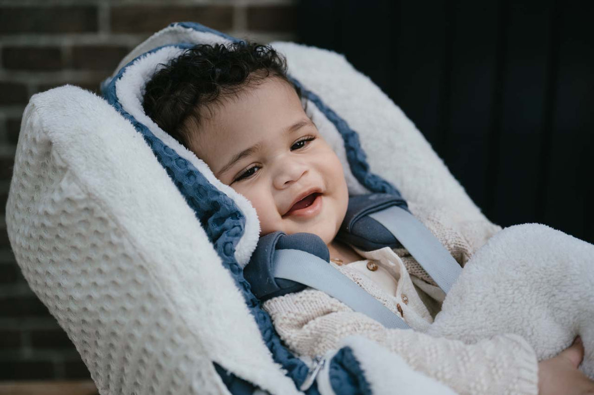 Koeka Oslo Babyschalen-Fußsack in Bluestone, weitere Ansicht