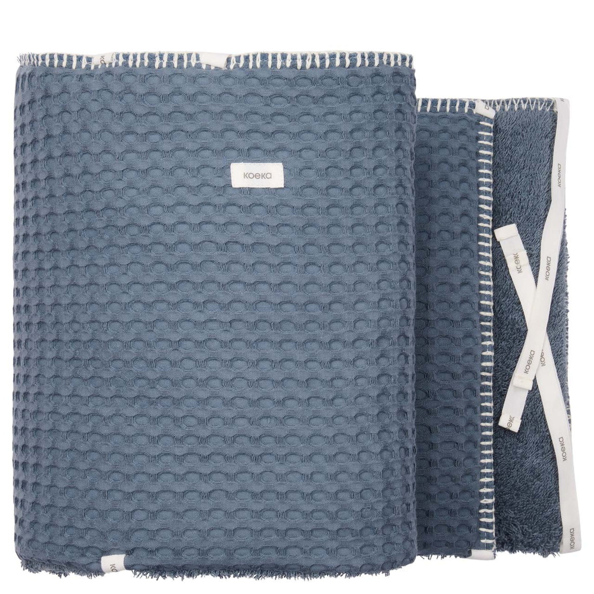 Laufstallumrandung 180 × 30 cm Waffelstoff – Koeka Amsterdam